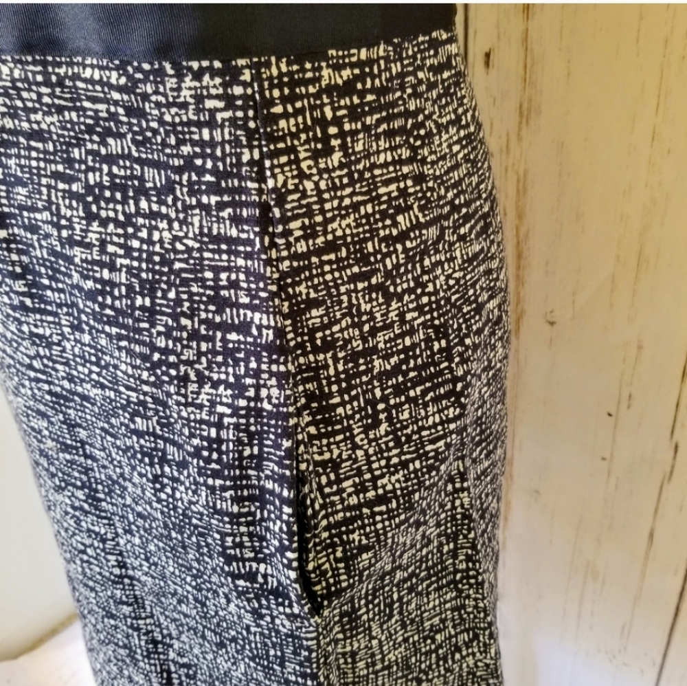 GAP Elegant Navy and White Print Women's Dress - Picture 4 of 5